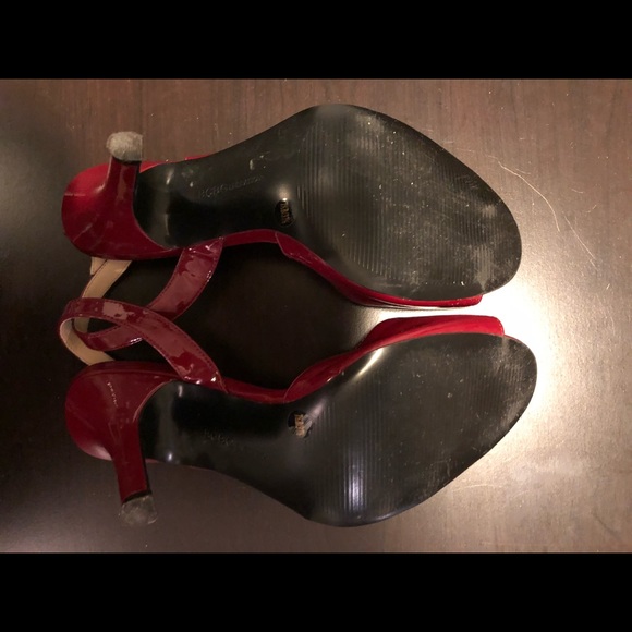 BCBGeneration Red Sling Back Heels 👠 man made mat - Picture 7 of 7